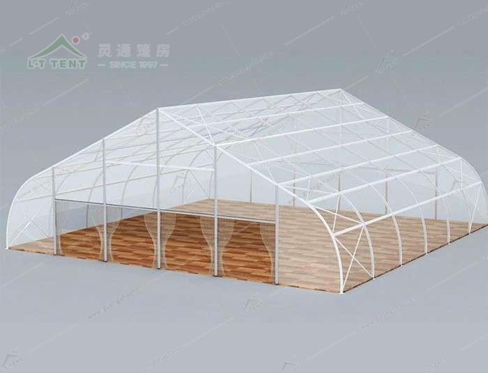 桃形展会篷房